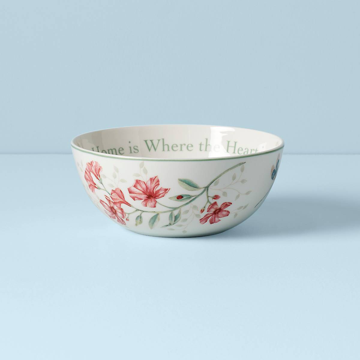 Inspirational Floral Porcelain Bowl - Image 2