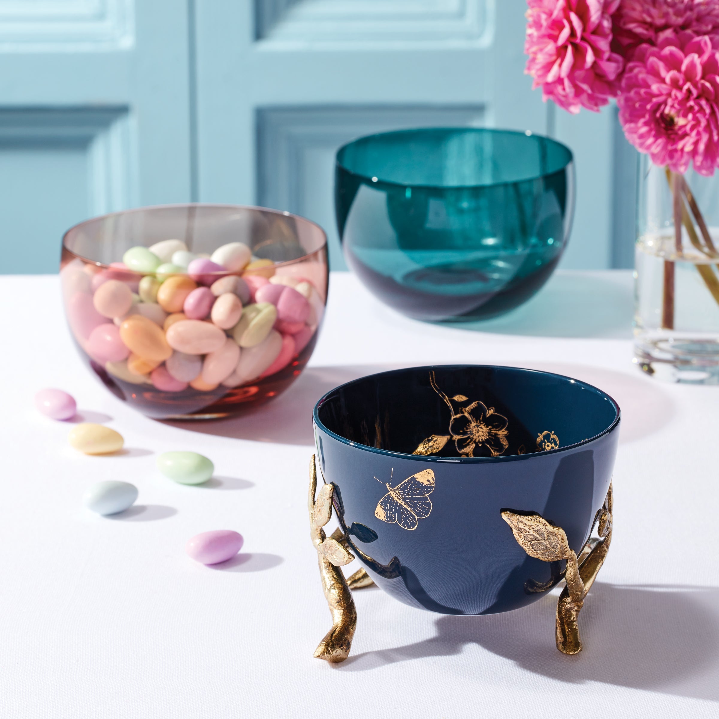 Botanical Floral Serving Bowl - Image 3