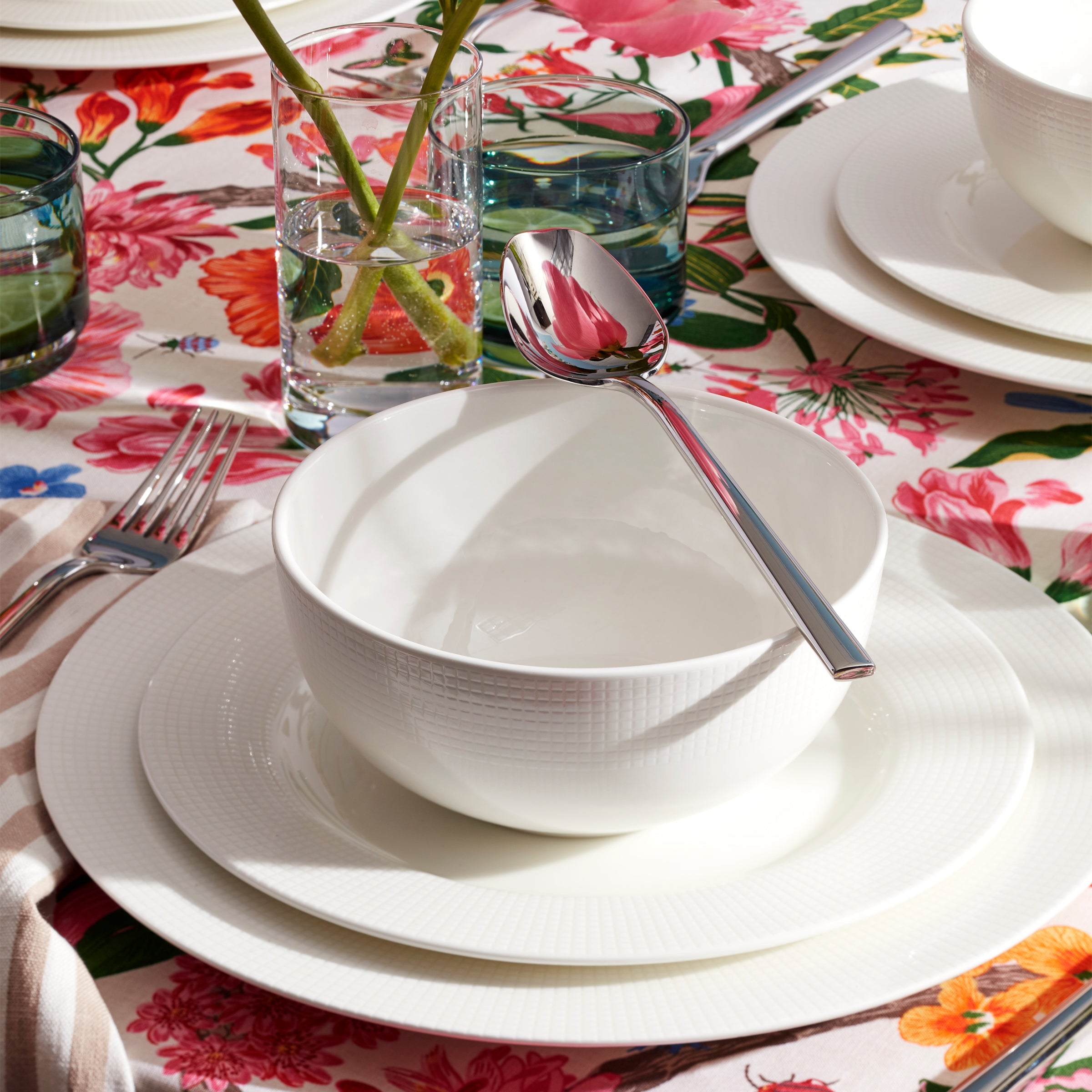 Blue Pattern Dessert Decorative Plates, Set of 4 - Image 7