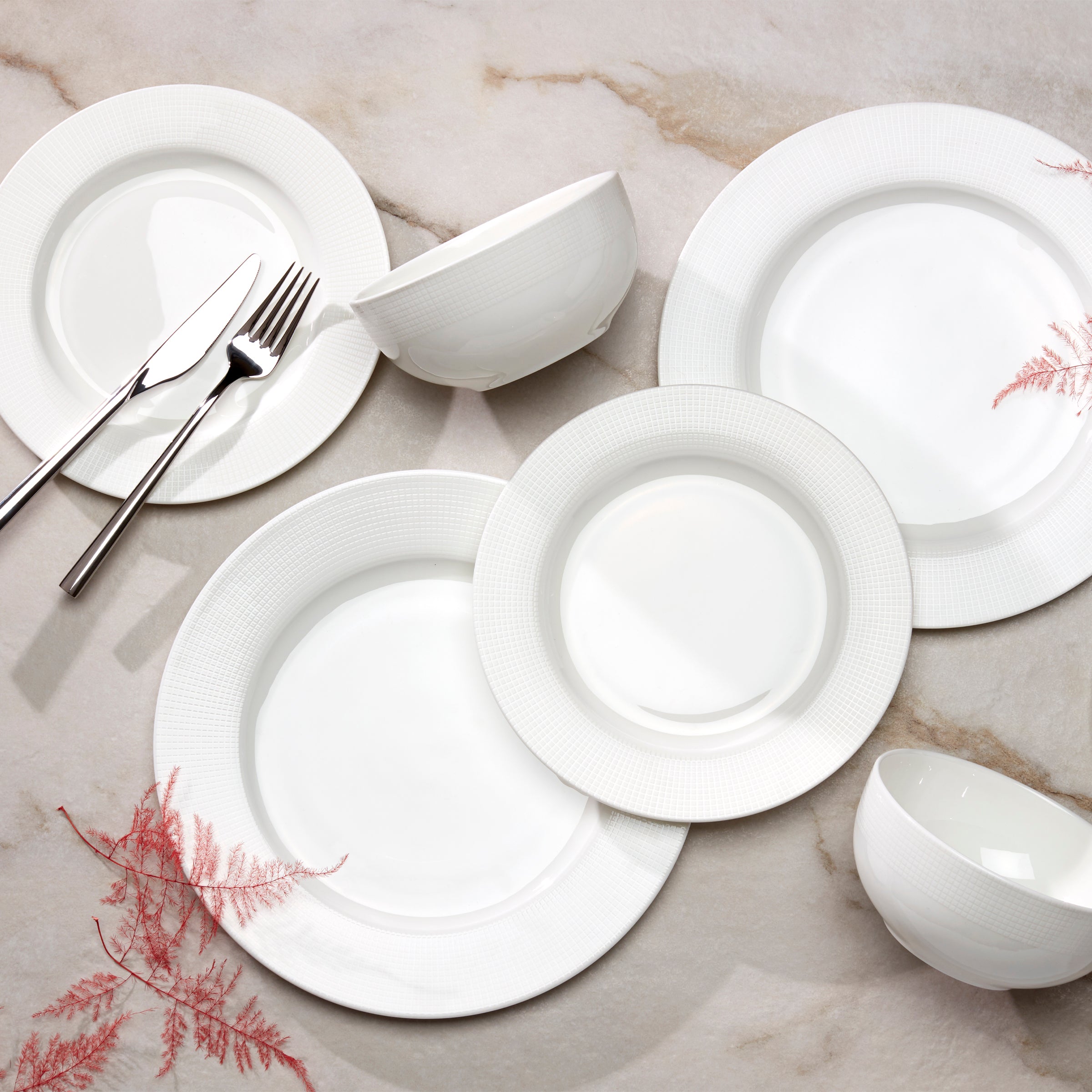 Blue Pattern Dessert Decorative Plates, Set of 4 - Image 9