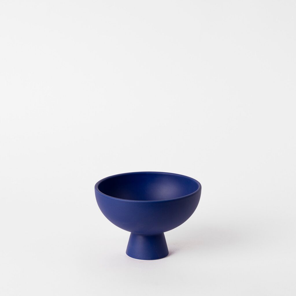Small Horizon Blue Footed Snack Bowl