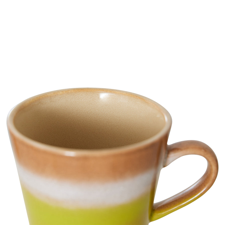 Stoneware Cappuccino Mug with Handle - Image 2