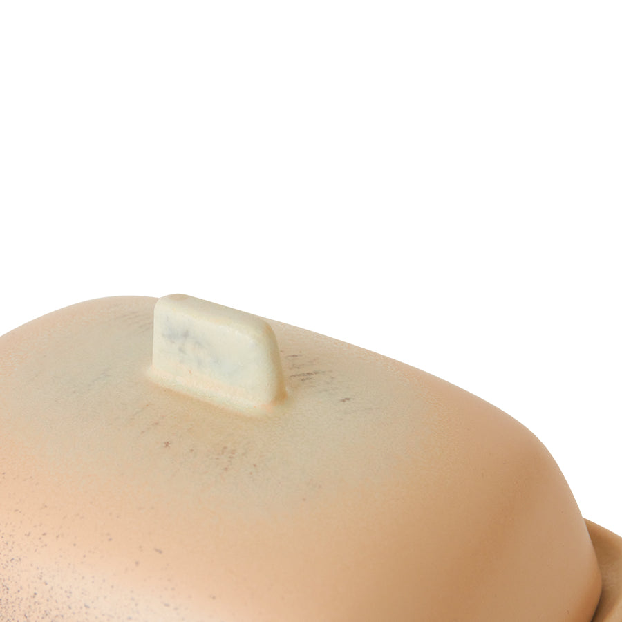 Stoneware Butter Dish with Lid - Image 5