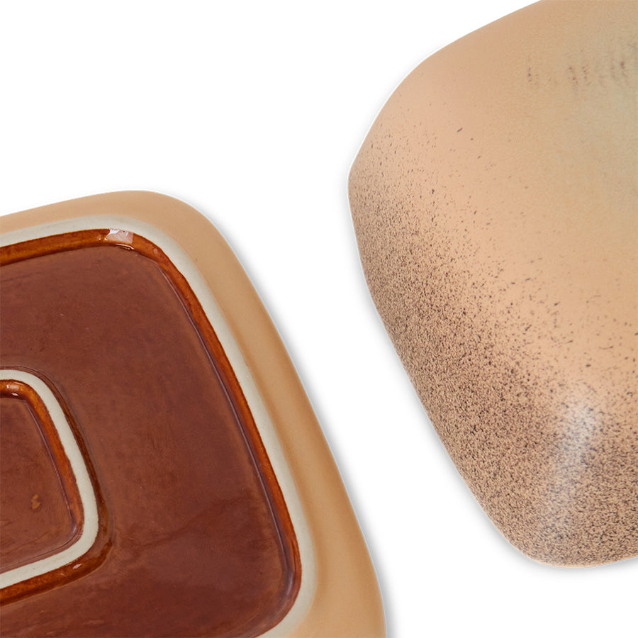 Stoneware Butter Dish with Lid - Image 6